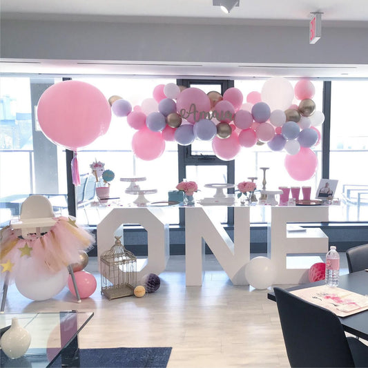 ONE Marquee Block Letters with Table