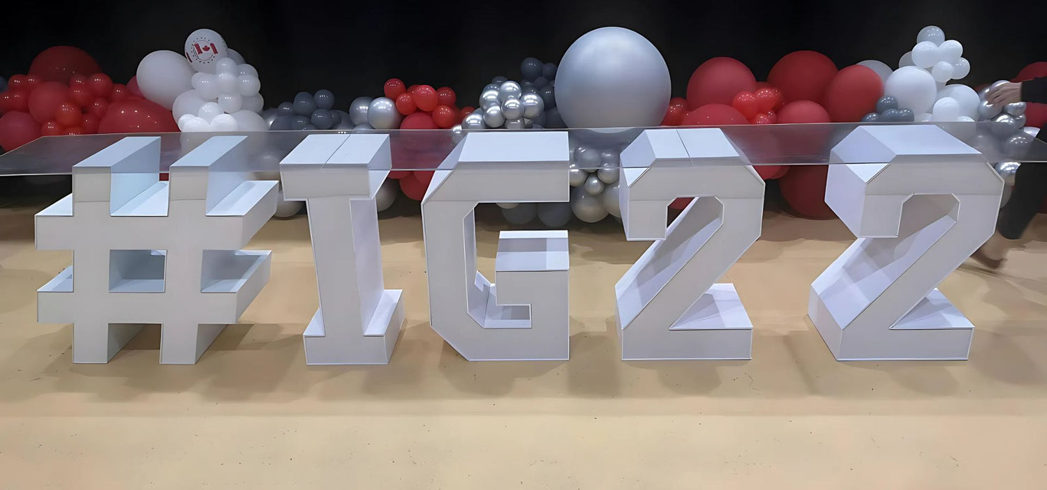 Marquee Block Letters with Table
