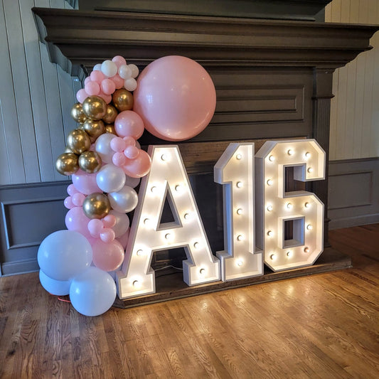 Custom Marquee Letters with Lights